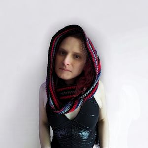 DARK ROMANCE • handmade crochet striped snood